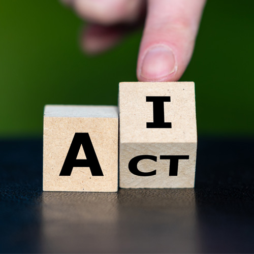Illustration av EU AI Act och dess krav på transparens i AI-baserad rekrytering Illustration av EU AI Act och dess krav på transparens i AI-baserad rekrytering